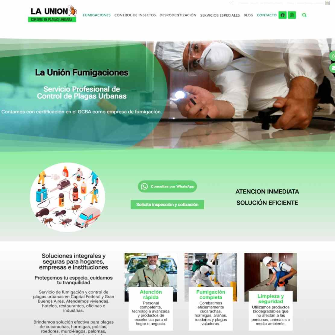 La Unión Fumigaciones. Control de Plagas urbanas