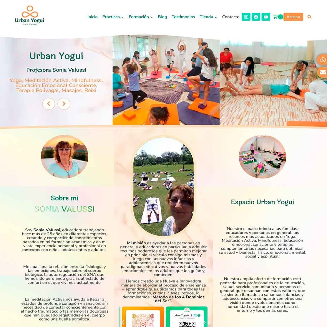 Urban Yogui - Profesora Sonia Valussi